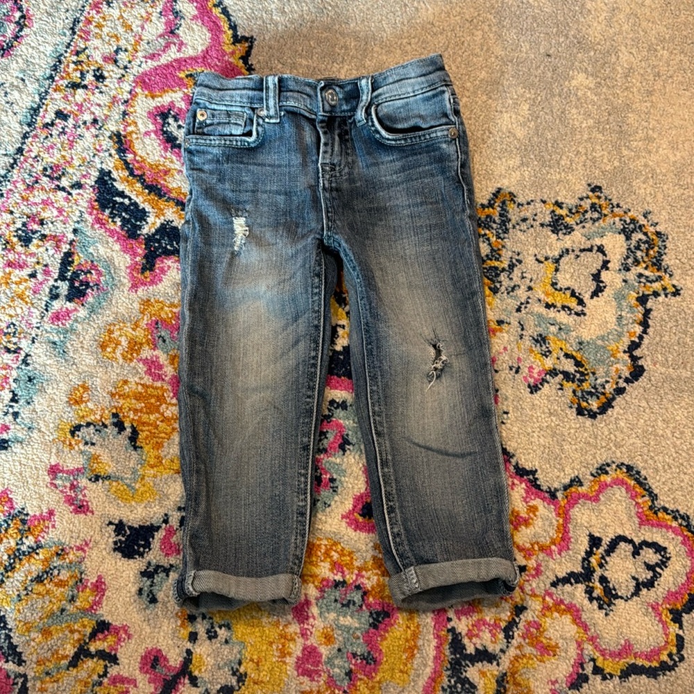7 for all mankind cropped denim